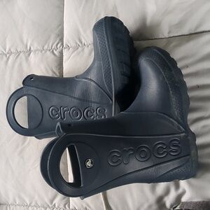 Kids Size 1 Crocs Rain Boots